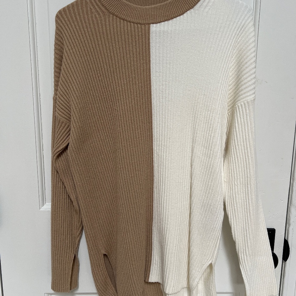 Abercrombie two tone sweater